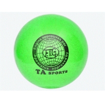 Мяч для художественной гимнастики d-15см Зеленый Мяч для художественной гимнастики d-15см Зеленый