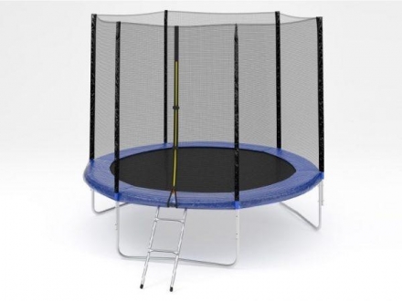 Батут с защитной сеткой (лестница в комплекте) Diamond Fitness External 6ft (183 см), фото 1