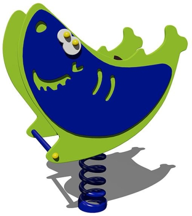 Качалка на пружине Акула 04206 для детской площадки, фото 1