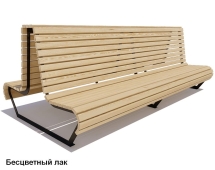 Скамейка уличная Геленджик, Лиственница 1,8 м