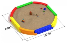 Песочница Остров для детской площадки