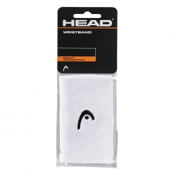 Напульсники HEAD 5&quot; (БЕЛЫЕ) арт. 285070-WH, ширина 12,7 см, 90% нейлон,10% эластан,  пара, белый
