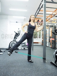 Эспандер трубчатый TOTAL BODY (латекс) ярко-зеленый 9 кг, фото 7