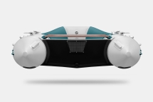 GLADIATOR B 370 LIGHT B Морской зеленый-белый моторная лодка ПВХ Фанерный пайол