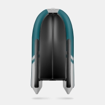 GLADIATOR B 370 LIGHT B Морской зеленый-белый моторная лодка ПВХ Фанерный пайол