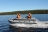Моторная лодка ПВХ Фрегат 350 F Серый с фальшбортом