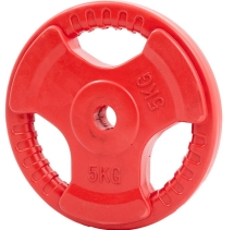 Диск обрезиненный ZSO цветной 3 HANDLE D-26,  5 кг