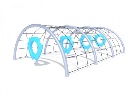 УК 7.911.11 Флекс гимнастический тунель цинк, фото 1