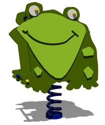 Качалка на пружине Лягушка 04205 для детской площадки, фото 1