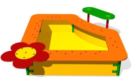 Детская песочница Фиалка П022 для игровой площадки, фото 1