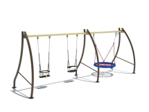 Качели для детской площадки Гнездо Емеля