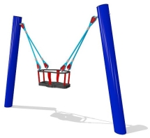 Качели 04032 с подвесом металлические для детской площадки