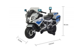 Детский мотобайк Barty BMW R1200RT-P Police Motоbaike Z212 белый, фото 3 Детский мотобайк Barty BMW R1200RT-P Police Motоbaike Z212 белый, фото 3