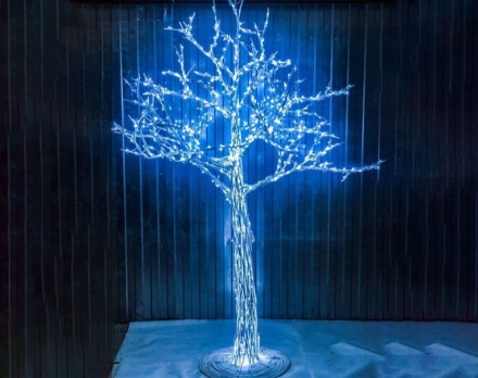 Световая фигура Дерево из алюминия t003, фото 7