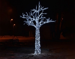 Световая фигура Дерево из алюминия t003, фото 1