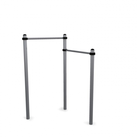 Турник двойной Г-образный уличный W04, фото 1