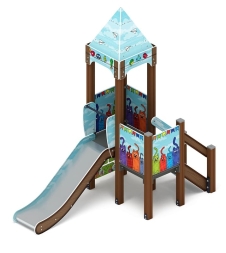 Королевство (Коты) - ДИК 1.15.01-21 - Игровой комплекс H=900, фото 1