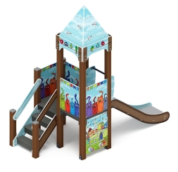 Королевство (Коты) - ДИК 1.15.01-21 - Игровой комплекс H=900, фото 2