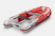 Gladiator RIB 420 AL Красно-белый моторная лодка ПВХ Жесткое дно (морской алюминий), киль
