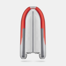 Gladiator RIB 420 AL Красно-белый моторная лодка ПВХ Жесткое дно (морской алюминий), киль