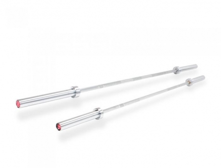 Гриф для кросс-тренинга женский олимпийский прямой 2010 мм, до 679 кг, с упорными подшипниками, фото 2