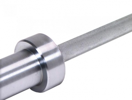 Гриф для кросс-тренинга женский олимпийский прямой 2010 мм, до 679 кг, с упорными подшипниками, фото 5