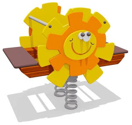 Качалка-балансир Солнышко ВСТ 3243 2-х местный для детской площадки, фото 1