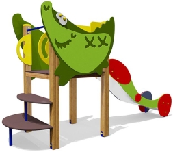 Горка Крокодил 08308 H=1000 для детской площадки, фото 1