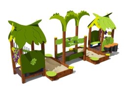 Песочный дворик Джунгли 05200.21 для детской площадки, фото 3