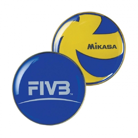 Монета для жеребьевки &quot;MIKASA TCVA&quot;, сине-желтый, фото 1