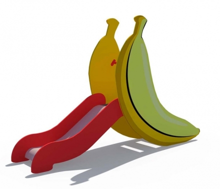 Горка из нержавеющей стали Банан Н-620 ДУ329, фото 1