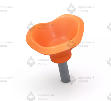 Карусель «Цветок» оранжевый, фото 1