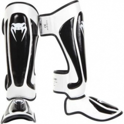 Щитки для ног Venum &quot;Predator&quot; Standup Shinguards - Black/Ice, фото 1