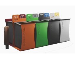 Урна для раздельного сбора мусора Рециклинг, фото 2