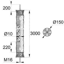 Плетеный канат БРЕВНО Круглое 3,0 Плетеный канат БРЕВНО Круглое 3,0