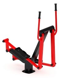 Эллиптический (красный) - Уличный тренажер - СТ 010-11.И2, фото 4