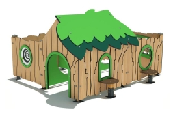 Детский игровой лабиринт Тропик (HPL) для игровой площадки