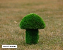 Топиари Гриб белый, размер S - газон Eco