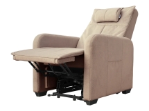 Кресло-реклайнер электрический с подъемом и массажем FUJIMO LIFT CHAIR Ваниль