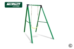 Качели SLP SYSTEMS 1 секция + Пластиковое сиденье для качели гибкое желтое, фото 1