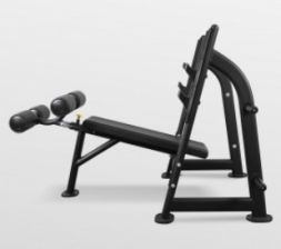 BRONZE GYM BR-1013 Скамья для жима с отрицательным наклоном, фото 2