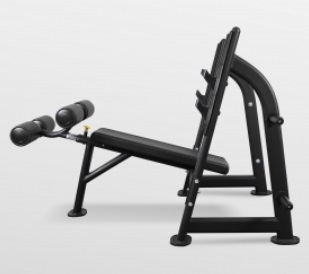 BRONZE GYM BR-1013 Скамья для жима с отрицательным наклоном, фото 2