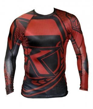 Рашгард Contract Killer Red/Black Rashguard L/S, фото 1