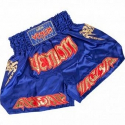 Шорты тайские Venum "Tribal" Muay Thai Shorts - Blue, фото 1
