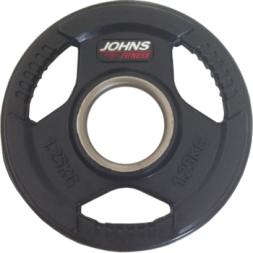 Диск JOHNS черный 3-х хватовый обрезиненный d51мм,1.25кг
