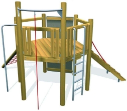 Комплекс для лазания Фламберг, фото 1 Комплекс для лазания Фламберг, фото 1