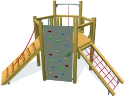Комплекс для лазания Фламберг, фото 2 Комплекс для лазания Фламберг, фото 2