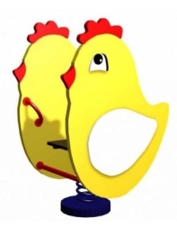 Качалка на пружине Цыпленок CКИ 029 для детской площадки