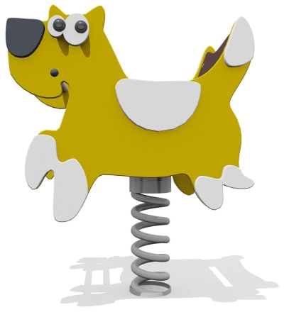 Качалка на 1 пружине Собака ВСТ 1256 для детской площадки, фото 1