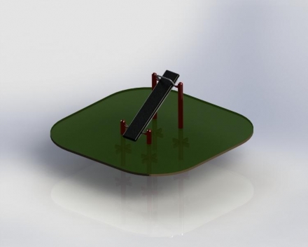 Спортивная уличная скамья для пресса  ТВС-018.00 , фото 1